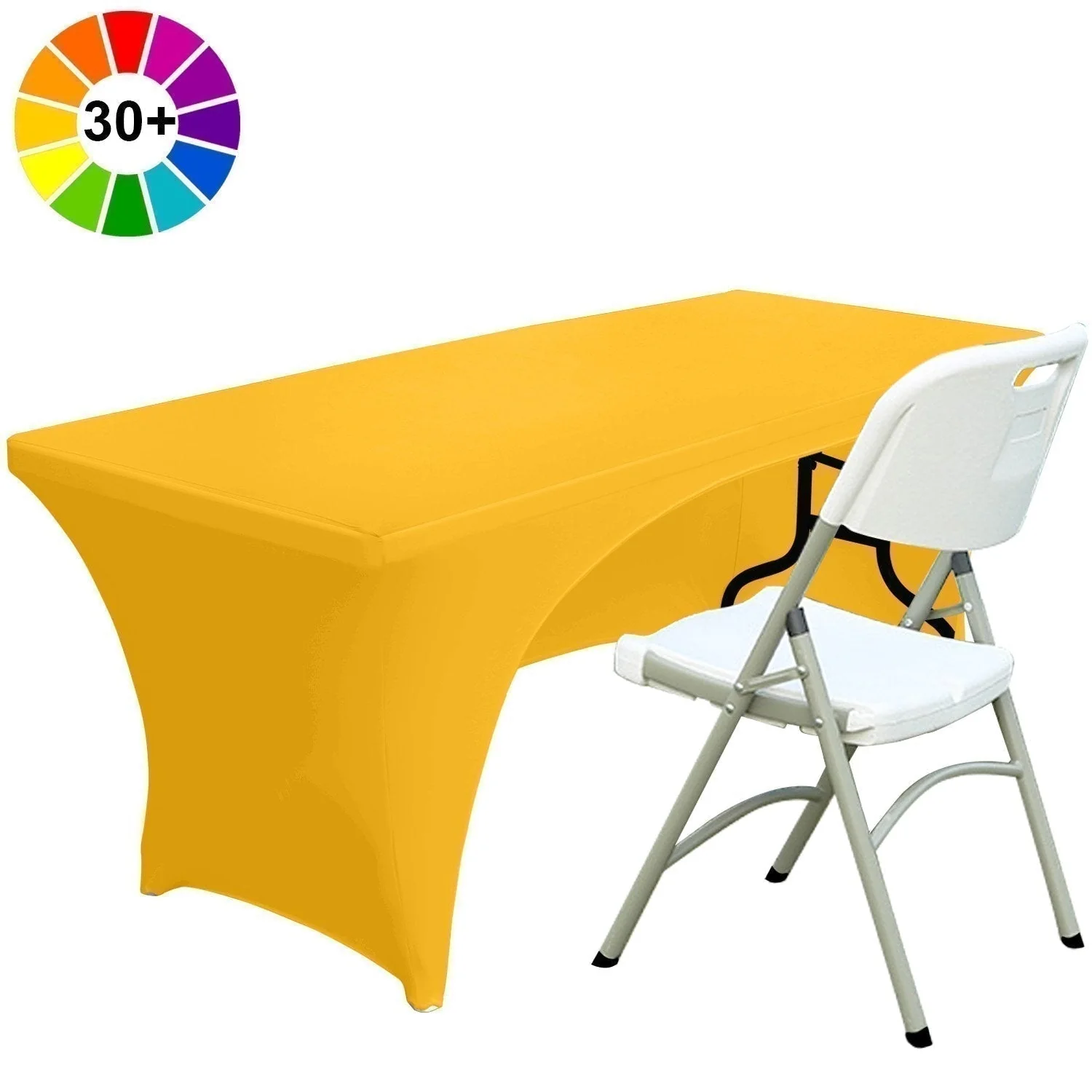 Spandex Table Cover Fitted Polyester Tablecloth(Incomplete encirclement) - Image 10