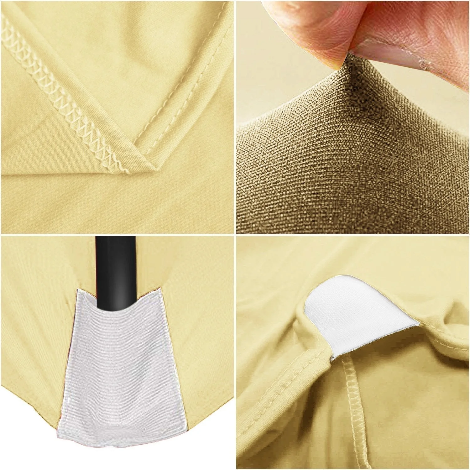 Spandex Table Cover Fitted Polyester Tablecloth(Incomplete encirclement) - Image 18