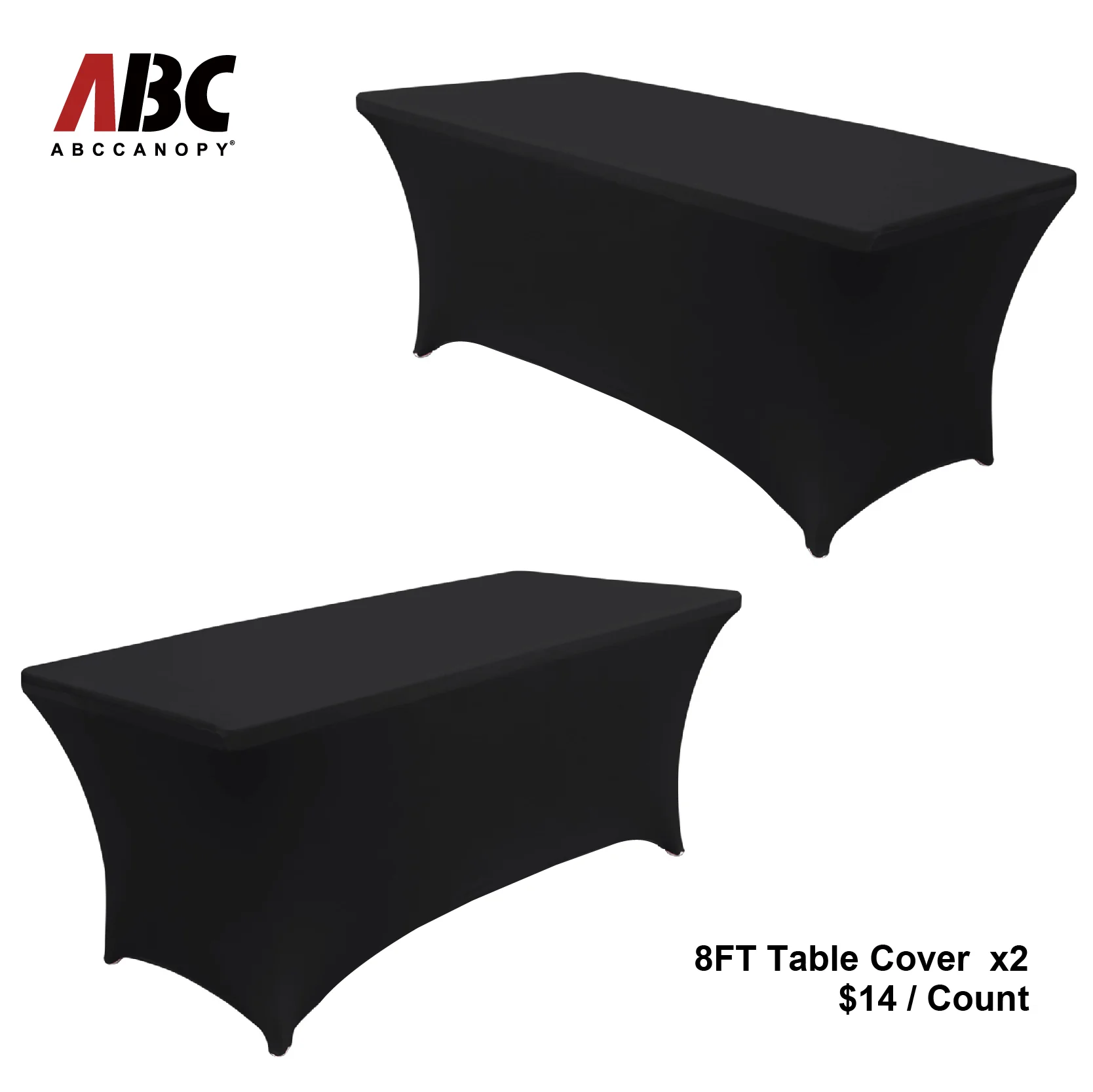 Spandex Tablecloths for Home Rectangular Table (2pc) - Image 4