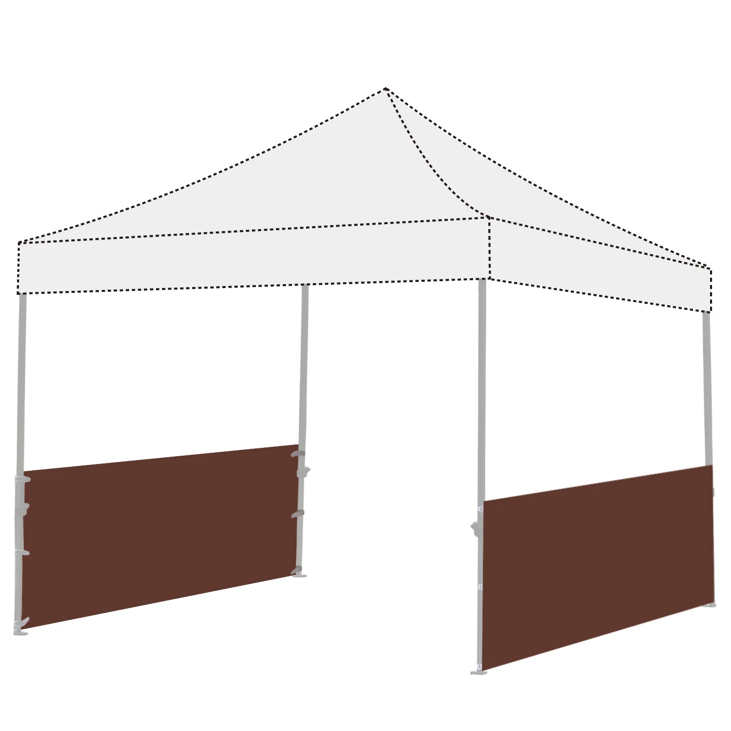 Two Half Walls For Pop Up Party Tent Canopy - Image 16
